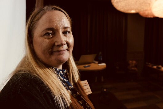 Susanne Pingi Avander, ordförande i Sameföreningen i Skellefteå. Foto: Anders Boström