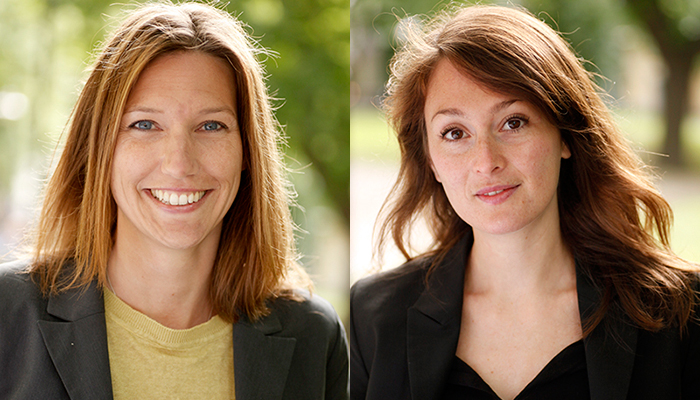 Jenny Jansson Pearce, generalsekreterare, Fonden för mänskliga rättigheter och  Ylva L. Hartmann, programansvarig och folkrättsexpert, Fonden för mänskliga rättigheter